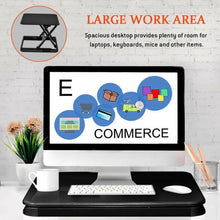 Load image into Gallery viewer, Slim 8 Adjustable Standing Folding Lap Desk-Black