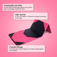 Load image into Gallery viewer, 4' x 10' x 2" Thick Folding Panel Gymnastics Mat