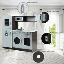 Load image into Gallery viewer, Kids Pretend Play Kitchen Cooking Set with Simulated Sound