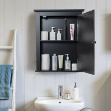 Load image into Gallery viewer, Bathroom Mirror Cabinet Wall Mounted Adjustable Shelf Medicine Storage-Black