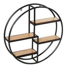Load image into Gallery viewer, Hanging Storage Shelf Circular Wall-Mounted 4-Tier Rack