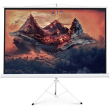 Load image into Gallery viewer, Portable 16:9 Pull-up Matte Tripod Projector