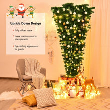 Load image into Gallery viewer, 7 Feet Unlit Upside Down Artificial Christmas Tree