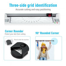Load image into Gallery viewer, 13" Hot and Cold Paper Trimmer with Corner Rounder and 25 Pouches-White
