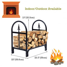Load image into Gallery viewer, 2' Outdoor Heavy Duty Steel Firewood Storage Holder