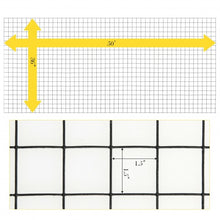 Load image into Gallery viewer, 36" x 50' Hardware Cloth 16 Gauge Black Vinyl Coated Welded Wire Mesh 1.5”