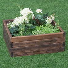 Load image into Gallery viewer, Square Raised Garden Bed Flower Vegetables Seeds Planter