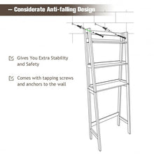 Load image into Gallery viewer, 3-Shelf Over-The-Toilet Storage Organizer Rack-Brown