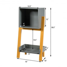 Load image into Gallery viewer, Nightstand End Table Side Table Freestanding Cabinet Utility Bookshelf