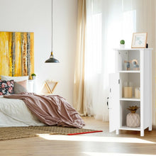 Load image into Gallery viewer, Bathroom Adjustable Shelf Floor Storage Cabinet with Door