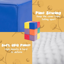 Load image into Gallery viewer, 12-Piece 5.5" Soft Colorful Foam Building Blocks