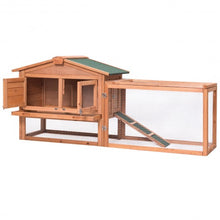 Load image into Gallery viewer, Wooden Rabbit Chicken Coop Poultry Cage