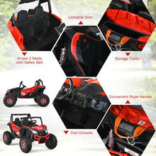 Load image into Gallery viewer, 12 V Electric Kids Ride-On Car 2-Seater SUV Off-Road UTV with Remote-Red