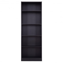 Load image into Gallery viewer, Modern 5-Tier Storage Media Shelf Cabinet Bookcase