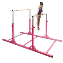 Load image into Gallery viewer, Kids Adjustable Width & Height Gymnastics Parallel Bars