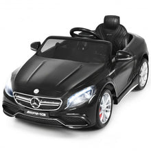 Load image into Gallery viewer, 12 V Mercedes-Benz S63 Licensed Kids Ride On Car-Black