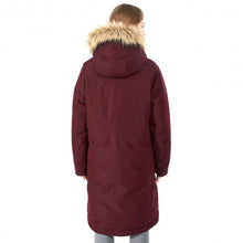 Load image into Gallery viewer, Women's Hooded Long Down Coat with Faux-fur Trim-Red-XXL