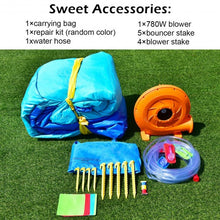 Load image into Gallery viewer, Crocodile Inflatable Water Slide Climbing Wall Bounce House