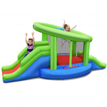 Load image into Gallery viewer, Inflatable Dual Slide Basketball Game Bounce House Without Blower
