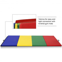 Load image into Gallery viewer, 4' x 8' x 2" 4 Colors Folding Panel Gymnastics Mat