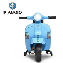 Load image into Gallery viewer, 6V Kids Ride On Vespa Scooter Motorcycle for Toddler-Dark Blue