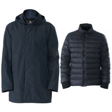 Load image into Gallery viewer, Men's�Interchange�3�in�1�Waterproof Detachable Ski�Jacket-Black-XXL