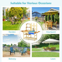 Load image into Gallery viewer, Kid's Outdoor Wooden Pretend Cook Kitchen Playset Toy