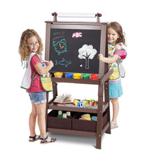 Load image into Gallery viewer, Kids Standing Art Easel with 2 Storage Boxes