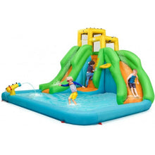 Load image into Gallery viewer, Inflatable Water Park Bounce House with Climbing Wall