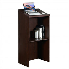Load image into Gallery viewer, Wooden Floor Standing Podium Speaking Lectern