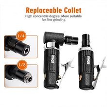 Load image into Gallery viewer, 2 Pcs 1/4" Straight and Right Angled Air Die Grinder