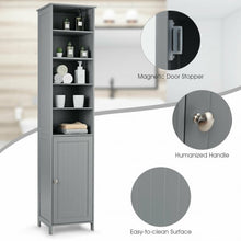 Load image into Gallery viewer, 72'' Free Standing Tall Floor Bathroom Storage Cabinet-Gray