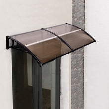 Load image into Gallery viewer, 80" x 40" OutdoorWindow Awning Door Polycarbonate Canopy-Brown
