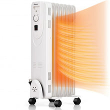 Load image into Gallery viewer, 1500W Oil Filled Radiator Heater with Dual Safe Protections