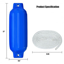 Load image into Gallery viewer, 27" Boat Fenders Hand Inflatable Marine Bumper-Navy