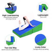 Load image into Gallery viewer, 48" x 24" x 14" Folding Incline Gymnastics Mat