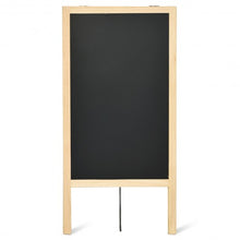 Load image into Gallery viewer, A-Frame Chalkboard Sign with Eraser & Chalk-Natural