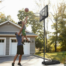 Load image into Gallery viewer, Height Adjustable Portable Shatterproof Backboard Basketball Hoop