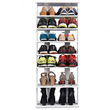 Load image into Gallery viewer, 7 Tiers Big Shoe Rack Wooden Shoes Storage Stand