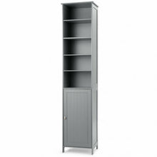 Load image into Gallery viewer, 72'' Free Standing Tall Floor Bathroom Storage Cabinet-Gray