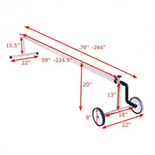 Load image into Gallery viewer, 20 Ft Solar Cover Swimming Pool Cover Reel