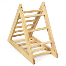 Load image into Gallery viewer, Wooden Climbing Pikler Triangle Ladder for Toddler Step Training