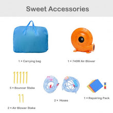 Load image into Gallery viewer, Inflatable Water Slide Bounce House with Mighty Splash Pool