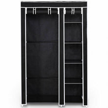 Load image into Gallery viewer, 69" Portable Closet Storage Organizer Clothes Wardrobe-Black