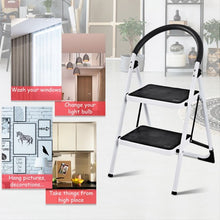 Load image into Gallery viewer, Folding Stool Heavy Duty Industrial Lightweight 2 Step Ladder
