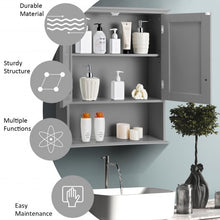 Load image into Gallery viewer, Wall Mount Bathroom Storage Cabinet -Gray