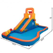 Load image into Gallery viewer, Inflatable Water Bouncer with Climbing Wall and Ball Hoop