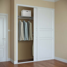Load image into Gallery viewer, Custom Closet Organizer Kit 4 to 6 ft Wall-Mounted Closet System with Hang Rod