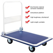 Load image into Gallery viewer, 660lbs Folding Platform Cart Dolly Hand Truck