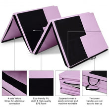 Load image into Gallery viewer, 4' x 10' x 2" Gymnastics Mat Folding Portable Exercise Aerobics Exercise Mat